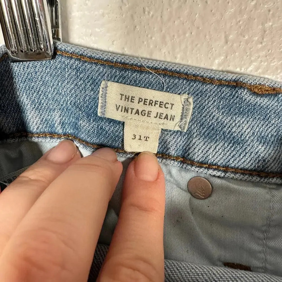 Madewell Perfect Vintage Straight Leg Jeans 31T - Picture 9 of 10
